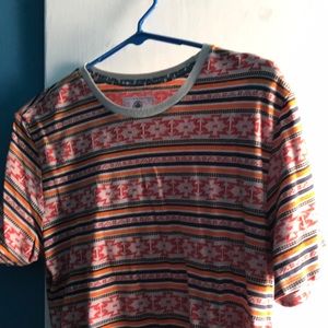Medium Orange Navajo print t shirt